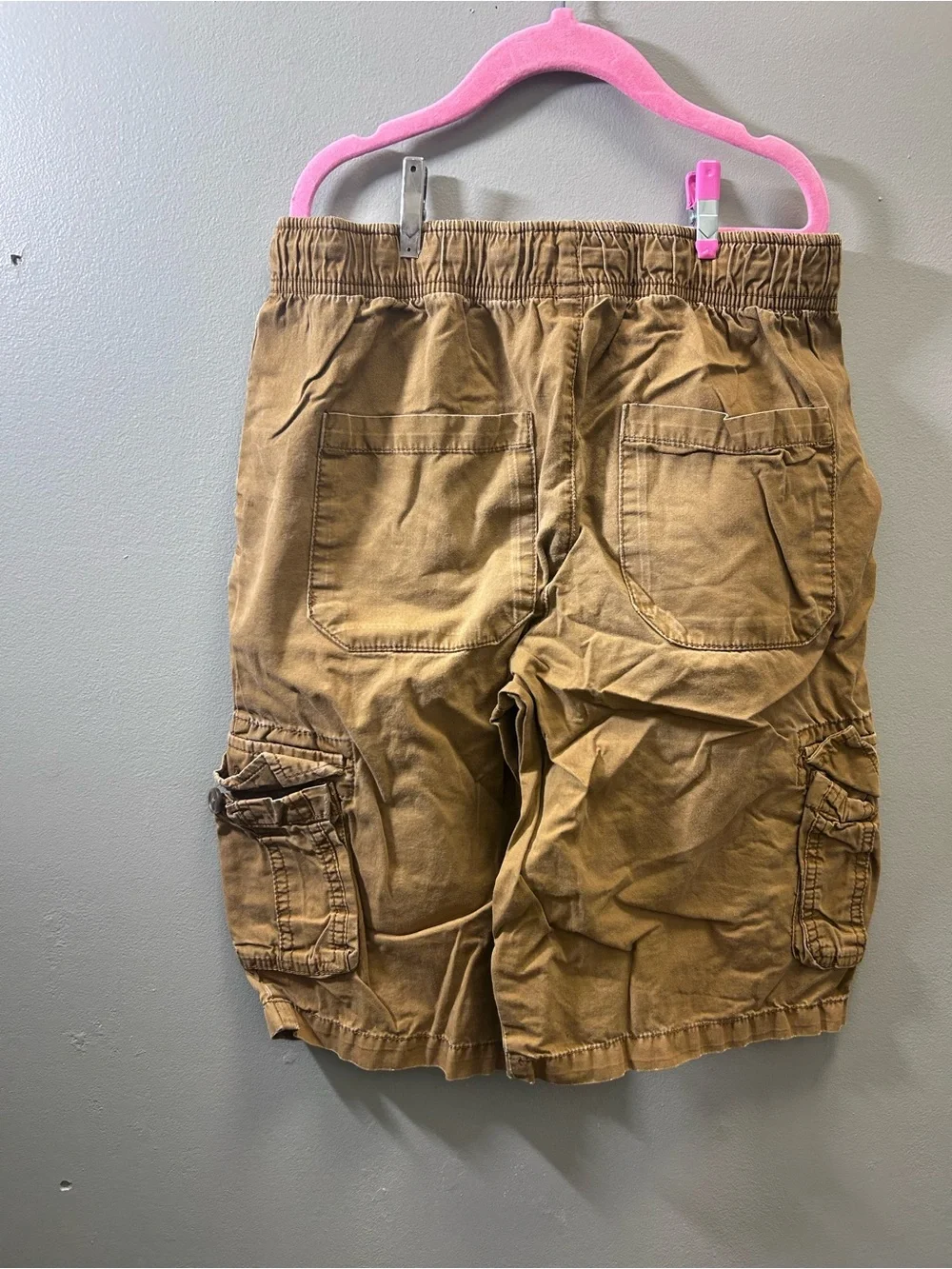 Cat & Jack Tan Cargo Drawstring Shorts